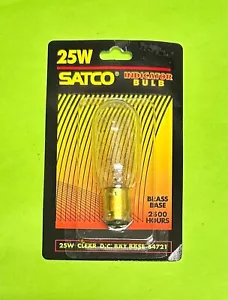 25 25T8DC 130V 120V D.C. BAYONET Base Clear Light Bulb - Picture 1 of 2