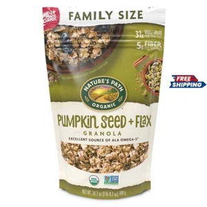 Nature'S Path Organic Pumpkin Seed + Flax Granola, 24.7 Ounce, Non GMO - Picture 1 of 6