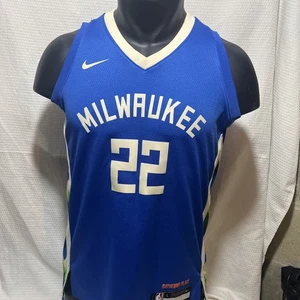 Maglia Nike Khris Middleton #22Milwaukee Bucks City Edition Youth L usata - Foto 1 di 7