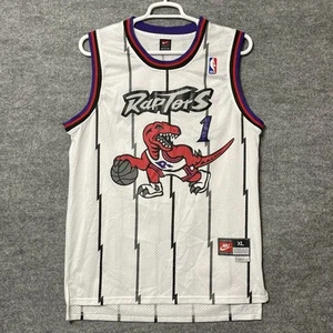 Vintage Tracy McGrady Toronto Raptors Stitched Nike Team Jersey XL +2 Length NBA - Picture 1 of 7