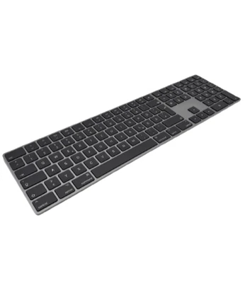 Apple Magic Keyboard Tastatur Ziffernblock Schwarz A1843 Refurbished Kabellos - Bild 1 von 4