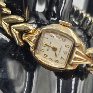Reloj Bulova Art Deco De Colección Oro Laminado 10K Acero Inoxidable Sin Probar LEER - Imagen 1 de 10