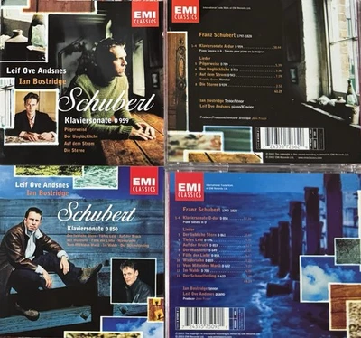 Schubert—Lieder/Sonatas (Bostridge; Andsnes, Drake). 3CDs Foto 1 de 2