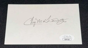 Tug McGraw Signed Index Card JSA COA Philadelphia Phillies 1980 WSC Closer - Picture 1 of 1