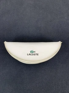 Estuche de gafas de sol Lacoste gafas auténticas blanco verde cocodrilo - Imagen 1 de 7