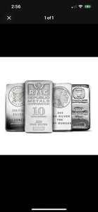 10 oz Silver Bar (Varied Condition, Any Mint) Random Brand - Picture 1 of 1
