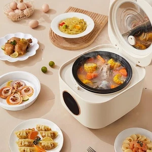 Electric Rice Cooker 2L Multifunctional Rice Cooking Pot for Eggs Fry Ramen - Picture 1 of 7