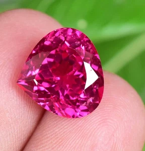 Flawless 8.55 Ct Natural Mogok Rose Pink Ruby AGL Certified Pear Loose Gemstone - Picture 1 of 6