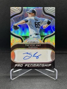 2019 Panini Prizm Pro Penmanship Trevor May #PP-TM Auto Twins - Bild 1 von 1