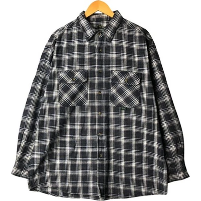 Camisa De Colección Años 90 Berne Apparel Manga Larga Franela Cuadros Para Hombre XL Foto 1 de 4