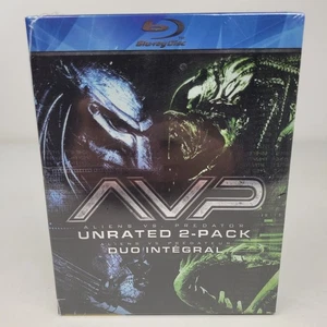 Alien vs. Predator AVP 1 & 2 2-Pack Blu Ray Unrated New Sealed - Picture 1 of 4