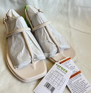 Crocs Rubber Nude Miami Thong Flip Back Buckle Strap - 8 - NEU - Bild 1 von 7