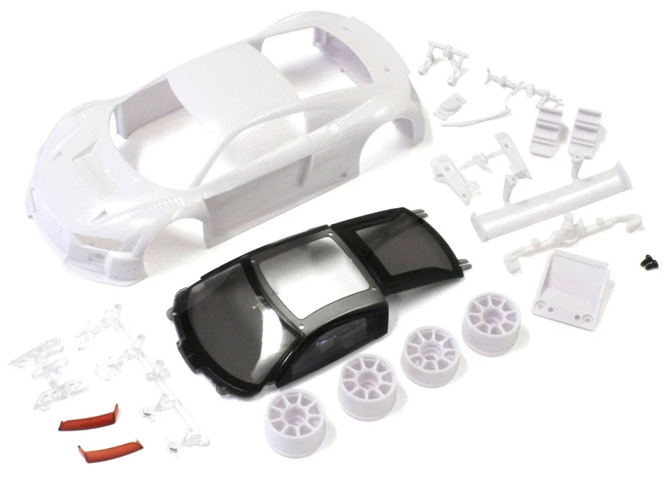 Audi R8LMS 2015/16 White Body Set, for Mini-Z - Image 1 of 1