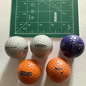 Nike Karma MoJo Special Edition MoJo Golf Ball lot of 5. Mixed colors. - Picture 1 of 2