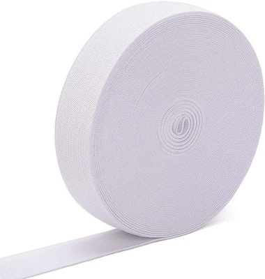 AIRISOER Elastic Bands for Sewing 1 Inch 32 Yards White Knit 1 * 32 Yard,