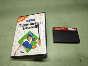 Reggie Jackson Baseball Sega Master System Cartridge and Case - Picture 1 of 5
