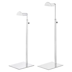 Paquete de 2 soportes de exhibición de monedero de metal ajustable para bolso de mano - plateado - Imagen 1 de 6