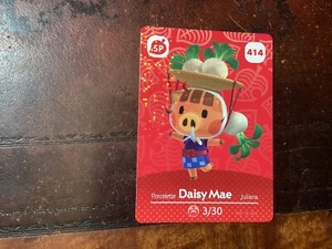 414 DAISY MAE Animal Crossing Amiibo Authentic Nintendo Mint Card From Series 5 - Picture 1 of 3