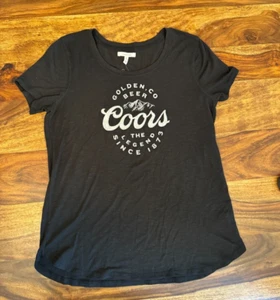 Maurices Coors The Legend Tee Black Medium NWT - Picture 1 of 5