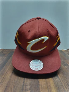 Cleveland Cavaliers Mitchell und Ness Diamantschliff verstellbare Passform Druckknopflasche Mütze - Bild 1 von 8