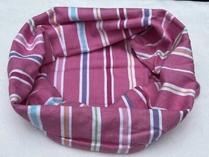 Pottery Barn Kids PINK STRIPPED LARGE LINER FOR BASKETS 14” X 10” - Picture 1 of 7