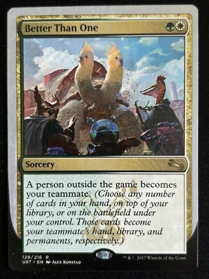 1x Better Than One - Unstable (UST) Magic MTG - Image 1 of 2