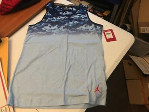 JORDAN BRAND TANK TOP NEW WITH TAGS UNIV BLUE LARGE YOUTH - Picture 1 of 4