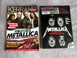 2 x Kerrang Legends Magazine Special Edition 25 Years of Metallica - Picture 1 of 7