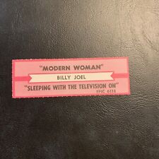 1 JUKEBOX TITLE Strip￼ Billy Joel Modern Woman/sleeping with tv on Columbia 45￼