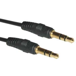 Nuevo cable estéreo AMZER 3,5 mm macho a macho con conector mini estéreo - negro - Imagen 1 de 2