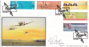 Commonwealth Games SIGNED BHC FDC Spitfire West Malling 2002 126/150 (140952) - Picture 1 of 2