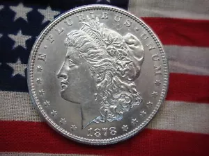 1878 S MORGAN DOLLAR - ERSTES AUSGABEJAHR - VIELE DETAILS - Bild 1 von 11