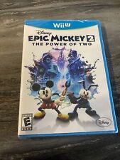 Disney Epic Mickey 2: The Power of Two (Wii U, 2012) Brand New Factory SEALED