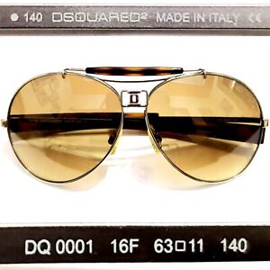 DSQUARED² 0001 BROWN TORTOISE SUNGLASSES ITALY 63□11
