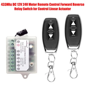 433Mhz Motor Wireless Remote Switch 12V Relay 10A Universal RF Remote Control - Picture 1 of 14
