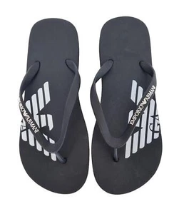 EMPORIO ARMANI thongs in black XVQS06 rubber - Picture 1 of 5