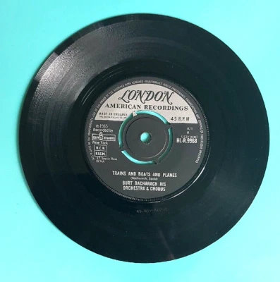 BURT BACHARACH, HIS ORCHESTRA & CHORUS - TRAINS & BOATS & PLANES 1965 (1420) - Image 1 of 3