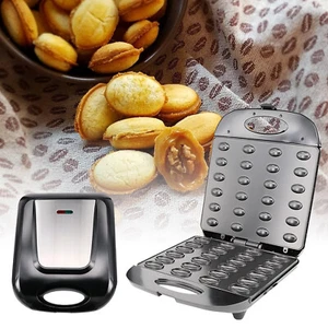 Electric Walnut Cake Maker 1400W 24pcs Capacity Automatic Nut Waffle Machine - Picture 1 of 7