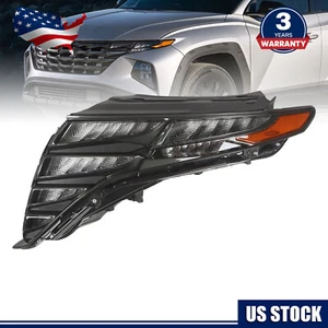 For 2022 2023 Hyundai Tucson Driver Side Black 92207CW010 LED DRL Headlight - Picture 1 of 10