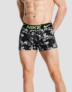 Nike Boxer Briefs Luxe Cotton Modal Men’s Size XL Camo Print/Volt. (1 Pair) NWT - Picture 1 of 4