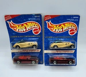 Vintage Hot Wheel Avon Father & Son Collection 2 Pack Lot Of 2 Mercedes 550K/SL - Picture 1 of 6