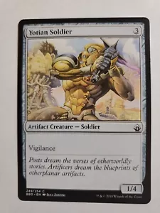 MTG Magic The Gathering Card Yotian Soldier Artifact Creature Soldier Battlebond - Picture 1 of 2