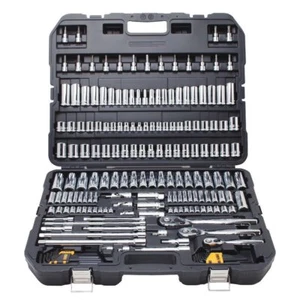 NEW DEWALT 192 Piece Mechanics Tools Set Non Slip Surface w/ Carry Case SEALED - Picture 1 of 3