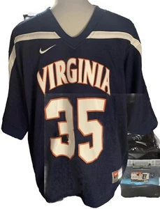 Virginia Cavaliers Trikot Herren Größe L Blau Lacrosse Nike Jersey leichte Mängel - Bild 1 von 15