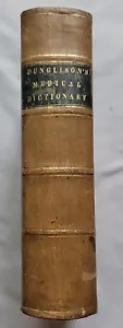 Medical Science Lexicon Dictionary 1857 Original Robley Dunglison Leather Bound - Imagen 1 de 7