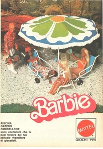 Barbie Piscina Gazebo Mattel Pubblicità 1976 Italian Magazine Advertising 18x13 - Picture 1 of 4
