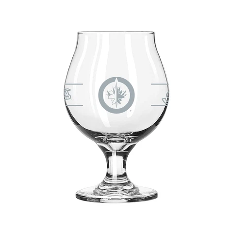 Winnipeg Jets 16oz. Belgium Glass Cover