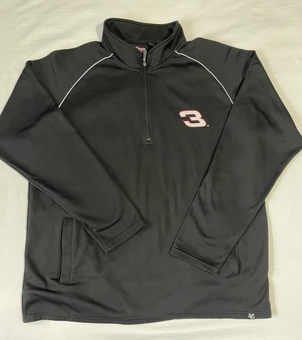 Chase Authentics Nascar Dale Earnhardt #3 Pull Over Jacket Size Large Cover