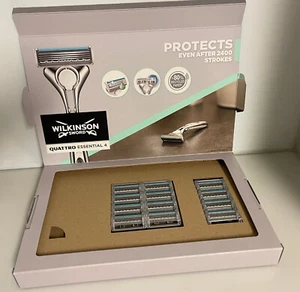 12x Wilkinson Sword Quattro Titanium Sensitive Rasierklingen NEU in OVP - Bild 1 von 1