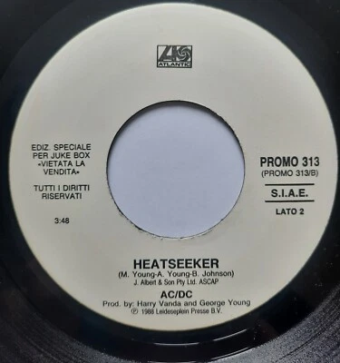 AC/DC - Heatseeker - Vinyl, 7" - Immagine 1 di 4